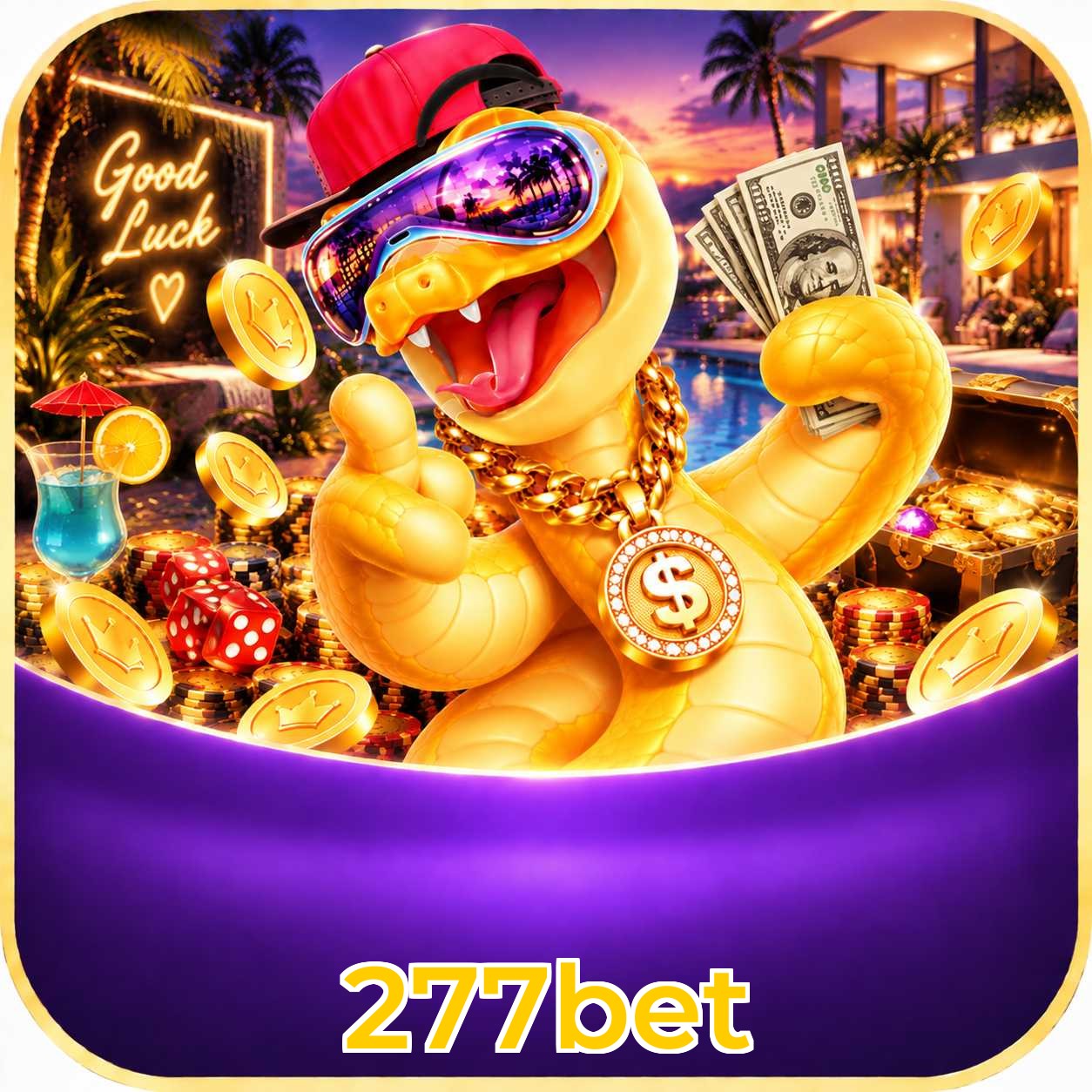 Contedo de jogos no canal Telegram 277bet